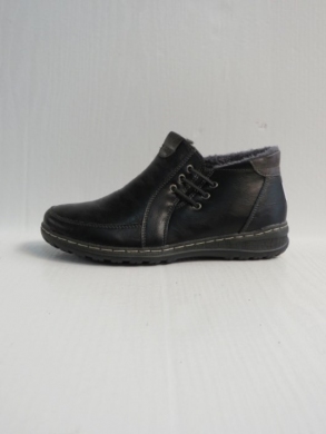 Botki damskie ocieplane na płaskim (36-41) 9667-9 BLACK