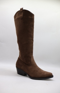 Kozaki damskie na obcasie (36-41) HC522 BROWN