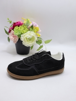 Buty sportowe damskie na płaskim (36-41) 6616 BLACK