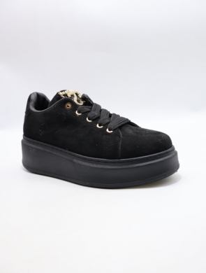 Buty sportowe damskie na płaskim (36-41) GA8813-2 BLACK