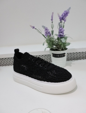 Buty sportowe damskie na płaskim (36-41) SW021 BLACK