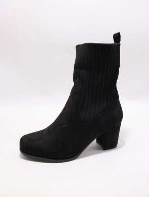Botki damskie na obcasie (36-41) A888 BLACK
