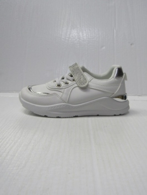 Buty sportowe dziewczęce (30-35) WW070 WHITE