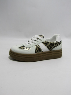 Buty sportowe damskie na płaskim (36-41) WL-012 WHITE