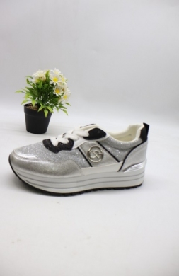 Buty sportowe damskie na płaskim (36-41) FF-59 SILVER