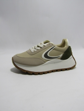 Buty sportowe damskie na płaskim (36-41) 6030 KHAKI