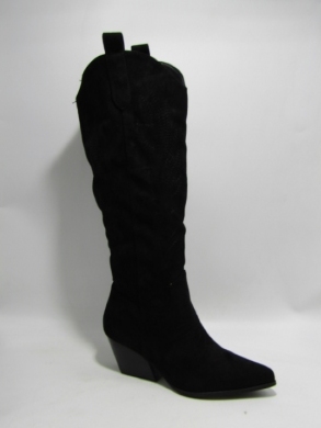 Kozaki damskie na obcasie (36-41) 503 BLACK