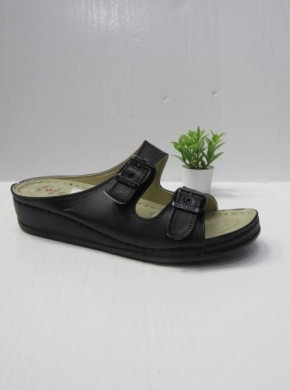 Klapki damskie na koturnie (36-42) Y508-2 BLACK