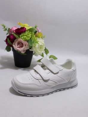 Buty sportowe damskie na płaskim (36-41) H013 WHITE
