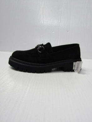 Mokasyny damskie na płaskim (36-41) E7210-11 BLACK