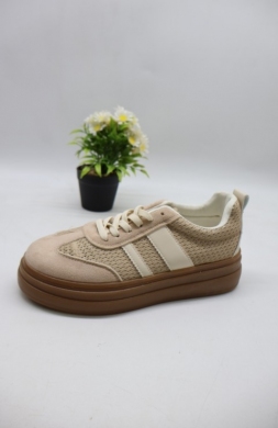 Buty sportowe damskie na płaskim (36-41) PC320 KHAKI