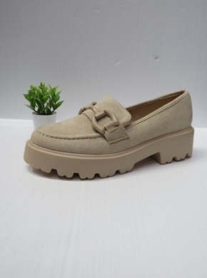 Mokasyny damskie na płaskim (36-41) YDF-13 BEIGE