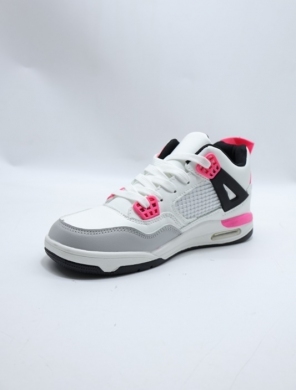 Buty sportowe damskie na płaskim (36-41) D660-Y WH/FUSHIA