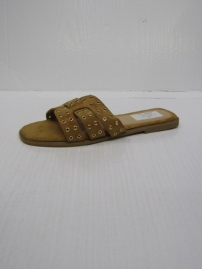 Klapki damskie na płaskim (36-41) LS593 CAMEL