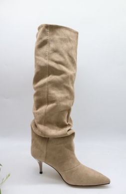 Kozaki damskie na szpilce (36-41) 52226 KHAKI