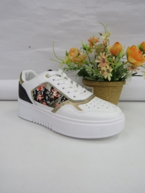 Buty sportowe damskie na płaskim (36-41) 8921 BLACK