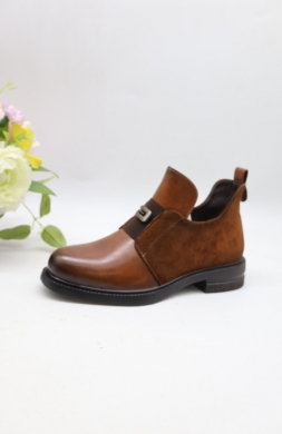 Botki damskie na płaskim (36-41) YCC-190 TAN