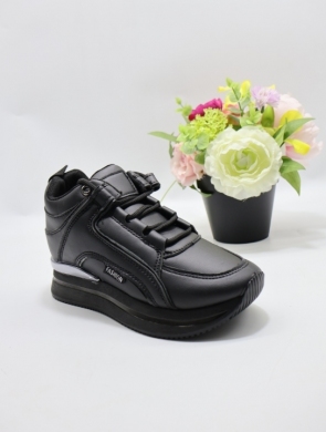 Buty sportowe damskie na płaskim (36-41) 6024 BLACK