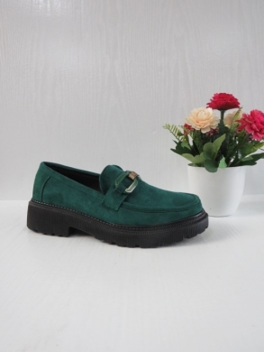 Mokasyny damskie na płaskim (36-41) 1X0078 GREEN