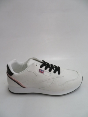 Buty sportowe damskie na płaskim (36-41) XYH-0429-1B WHITE