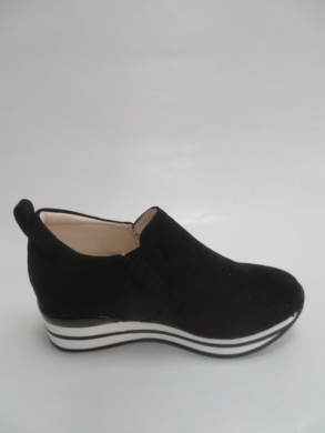 Buty sportowe damskie na płaskim (36-41) DX6067 BLACK