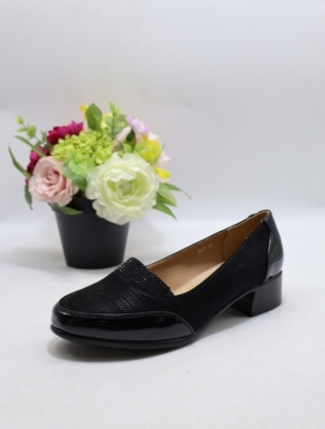 Półbuty damskie na obcasie (36-41) F2061 BLACK