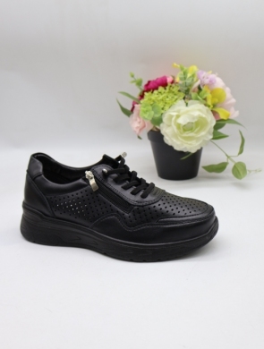 Buty sportowe damskie na płaskim (36-41) BK-618 BLACK