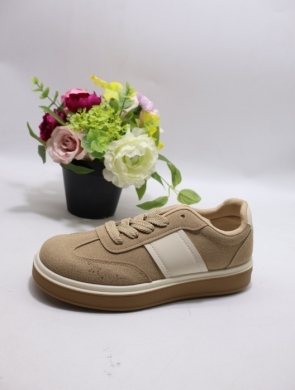 Buty sportowe damskie na płaskim (36-41) AD02 KHAKI
