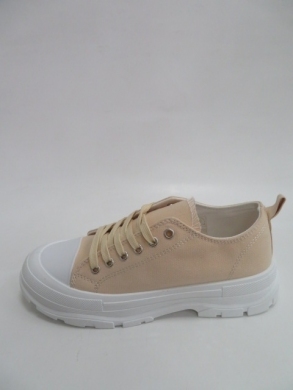 Trampki Damskie na koturnie (36-41) L-161 BEIGE