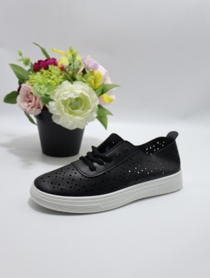 Buty sportowe damskie na płaskim (36-41) TQ 2402 BLACK