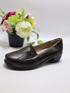 Półbuty damskie na obcasie (36-42) 9T1004-2 BROWN