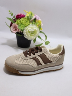 Buty sportowe damskie na płaskim (36-41) EV510 BEIGE