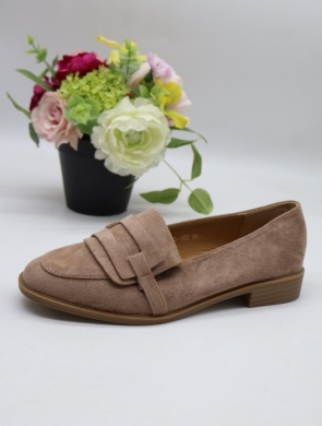 Mokasyny damskie na płaskim (36-41) 68-352 KHAKI