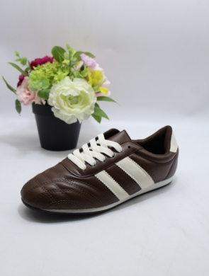 Buty sportowe damskie na płaskim (36-41) Y183 BROWN
