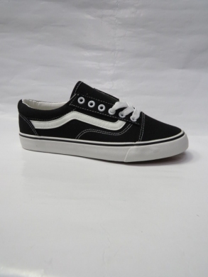 Trampki damskie na płaskim (36-41) DC3-1 BLACK