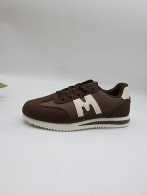 Buty sportowe damskie na płaskim (36-41) BK88-3 BROWN