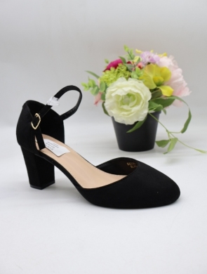 Sandały damskie na obcasie (36-41) B8336 BLACK
