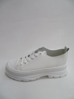 Trampki Damskie na koturnie (36-41) 800-2 WHITE