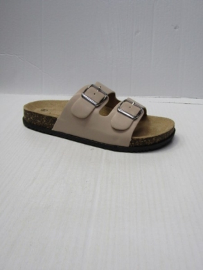 Klapki damskie na płaskim (36-41) 98-182 BEIGE