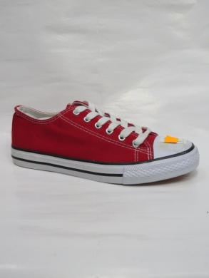 Trampki damskie na płaskim (36-41) XWQ801 RED