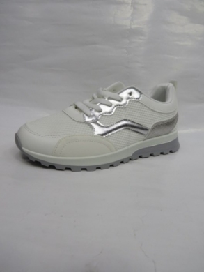 Buty sportowe damskie na płaskim (36-41) 9257 WHITE