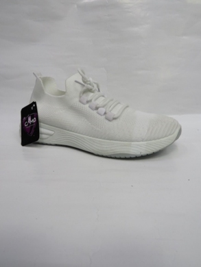 Buty sportowe damskie na płaskim (36-41) 7040-2 WHITE