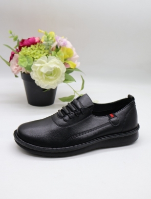 Półbuty damskie na płaskim (36-41) L705 BLACK