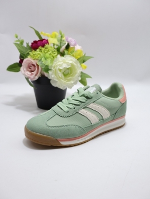 Buty sportowe damskie na płaskim (36-41) R81 GREEN