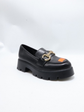 Mokasyny damskie na płaskim (36-41) YDF-18A BLACK