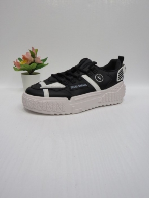 Buty sportowe damskie na płaskim (36-41) LA198 BLACK