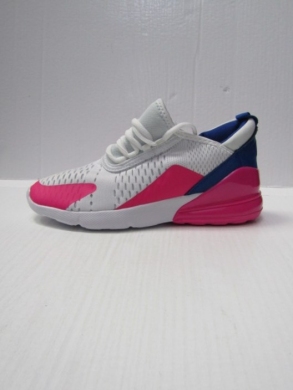 Buty sportowe damskie na płaskim (36-41) D90-311 WHITE/FUXIA