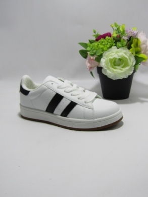 Buty sportowe damskie na płaskim (36-41) AF23-223 WH/BLACK