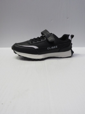 Buty sportowe chłopięce (32-37) EC233 BLACK/WHITE