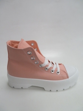 Trampki Damskie na koturnie (36-41) B0-707 PINK